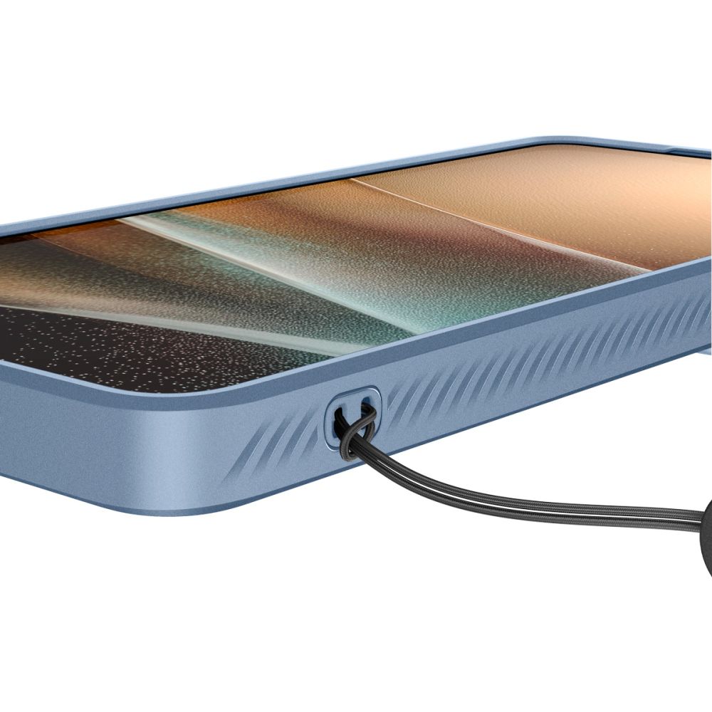 Spigen Optik Armor dėklas, skirtas Samsung Galaxy S26 Ultra - mėlynas -- Samsung Galaxy S26 Ultra