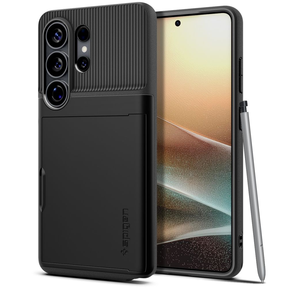 Spigen Slim Armor CS Dėklas, skirtas Samsung Galaxy S26 Ultra - juodas