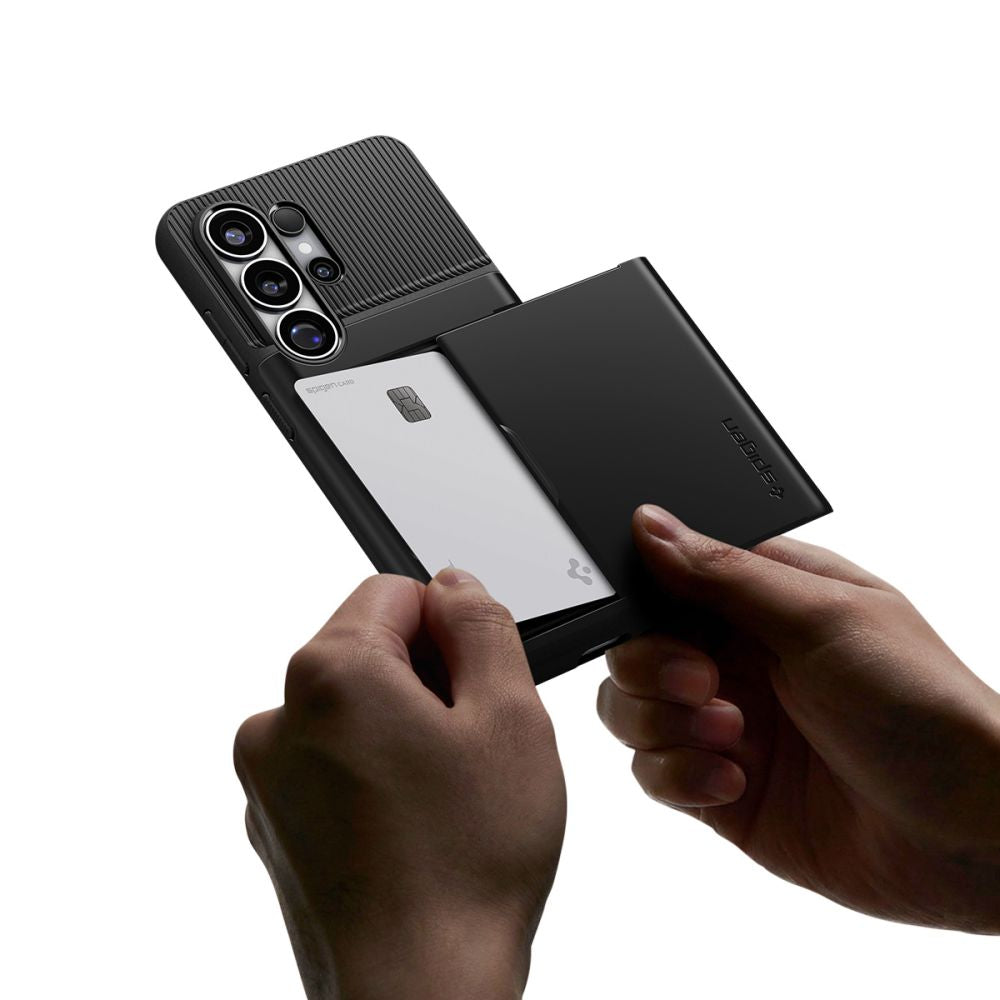 Spigen Slim Armor CS Dėklas, skirtas Samsung Galaxy S26 Ultra - juodas