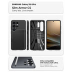 Spigen Slim Armor CS Dėklas, skirtas Samsung Galaxy S26 Ultra - juodas