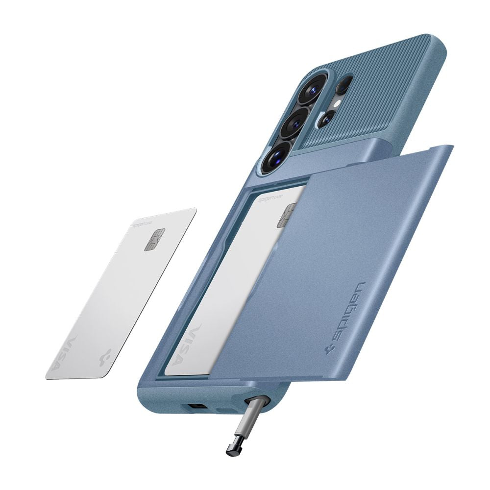 Spigen Slim Armor CS Dėklas, skirtas Samsung Galaxy S26 Ultra - mėlynas