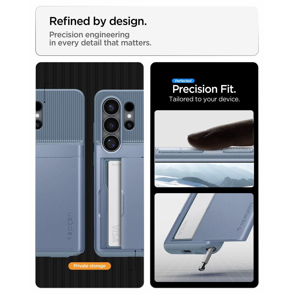 Spigen Slim Armor CS Dėklas, skirtas Samsung Galaxy S26 Ultra - mėlynas