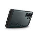 Spigen Tough Armor Mag MagSafe Dėklas, skirtas Samsung Galaxy S26 Ultra - žalias