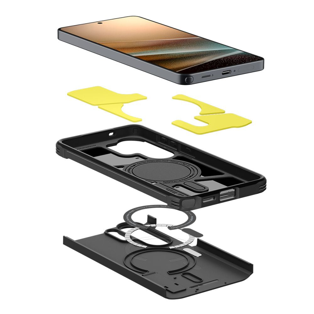 Spigen Tough Armor Mag MagSafe Dėklas, skirtas Samsung Galaxy S26 Ultra - juodas