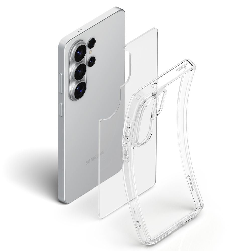 Spigen Ultra hibridinis dėklas, skirtas Samsung Galaxy S26 Ultra – skaidrus