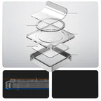 Spigen Ultra Hybrid Mag MagSafe Dėklas, skirtas Samsung Galaxy S26 Ultra - skaidrus ir baltas
