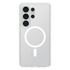 Spigen Ultra Hybrid Mag MagSafe Dėklas, skirtas Samsung Galaxy S26 Ultra - skaidrus ir baltas