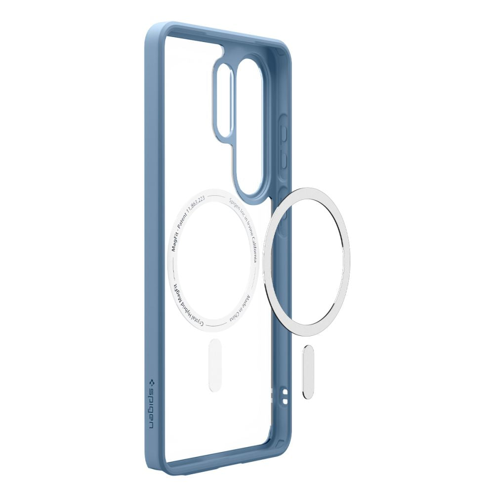 Spigen Ultra Hybrid Mag MagSafe Dėklas, skirtas Samsung Galaxy S26 Ultra - Clear Blue