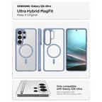 Spigen Ultra Hybrid Mag MagSafe Dėklas, skirtas Samsung Galaxy S26 Ultra - Clear Blue