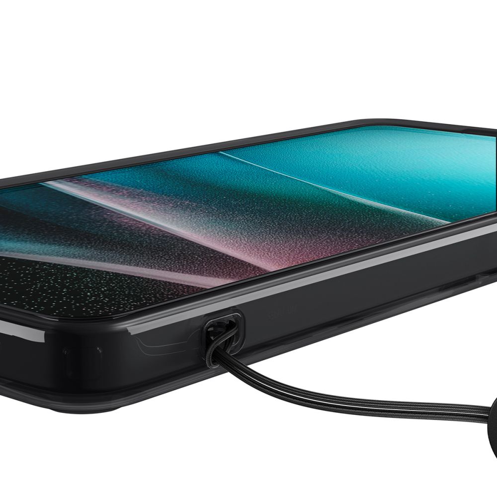 Spigen Ultra Hybrid Mag MagSafe Dėklas, skirtas Samsung Galaxy S26 Ultra Zero One - Clear juodas