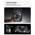 Spigen Ultra Hybrid Mag MagSafe Dėklas, skirtas Samsung Galaxy S26 Ultra Zero One - Clear juodas