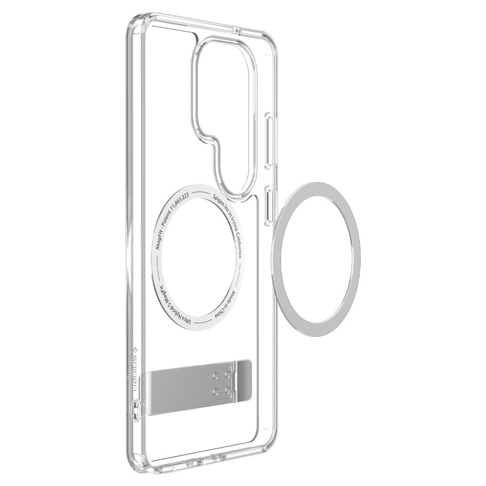 Spigen Ultra Hybrid S Mag MagSafe Dėklas, skirtas Samsung Galaxy S26 Ultra - Clear and White