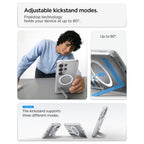 Spigen Ultra Hybrid S Mag MagSafe Dėklas, skirtas Samsung Galaxy S26 Ultra - Clear and White