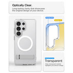 Spigen Ultra Hybrid S Mag MagSafe Dėklas, skirtas Samsung Galaxy S26 Ultra - Clear and White