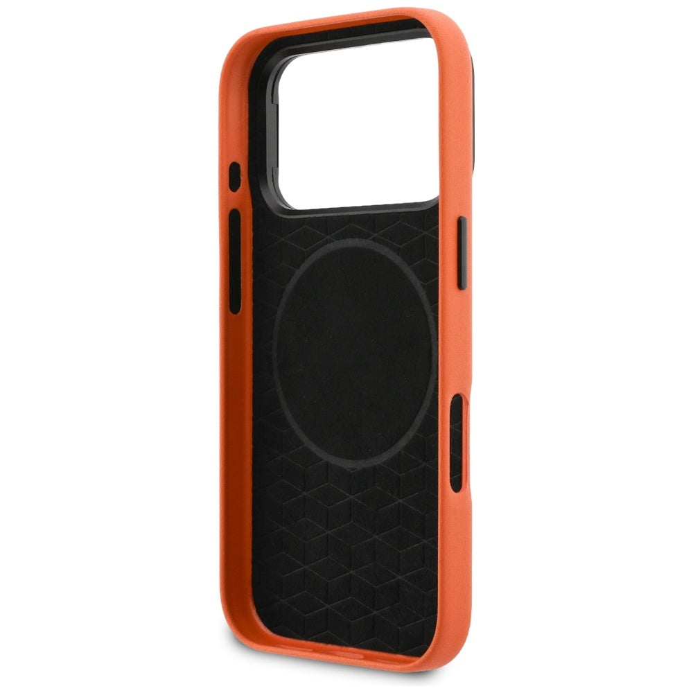 BMW M Metal Logo MagSafe dėklas iPhone 17 Pro Max – Oranžinis -- iPhone 17 Pro Max