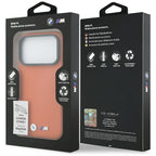 BMW M Metal Logo MagSafe dėklas iPhone 17 Pro Max – Oranžinis -- iPhone 17 Pro Max