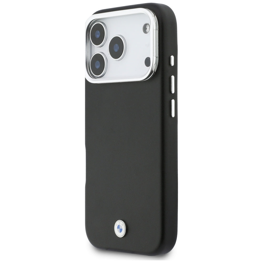BMW M Sign Metal Logo MagSafe Dėklas, skirtas iPhone 17 Pro - Black