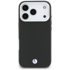 BMW M Sign Metal Logo MagSafe Dėklas, skirtas iPhone 17 Pro - Black