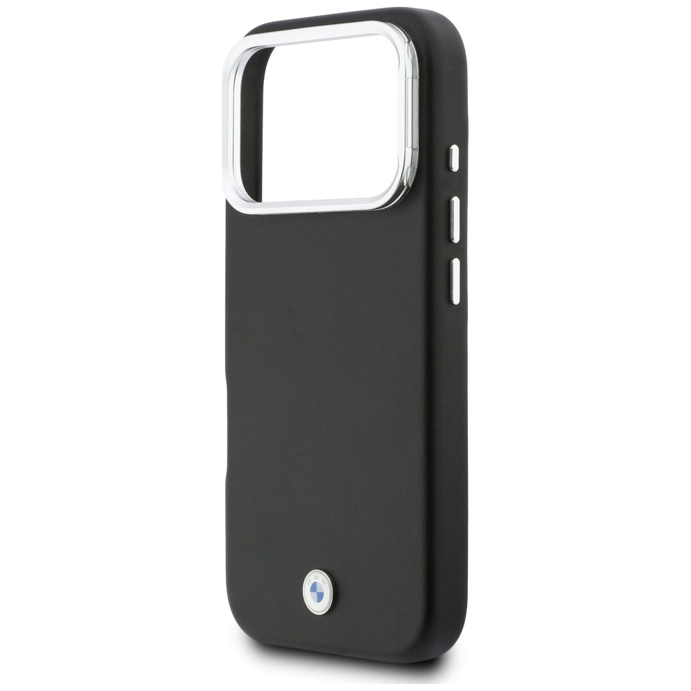 BMW M Sign Metal Logo MagSafe Dėklas, skirtas iPhone 17 Pro - Black