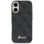 Guess 4G scenarijus MagSafe atvejis, skirtas iPhone 17 - black