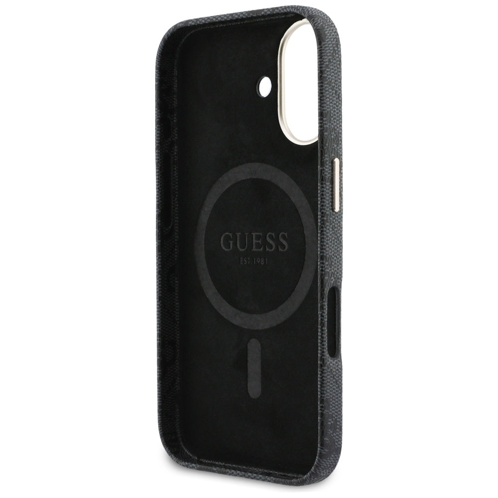 Guess 4G scenarijus MagSafe atvejis, skirtas iPhone 17 - black