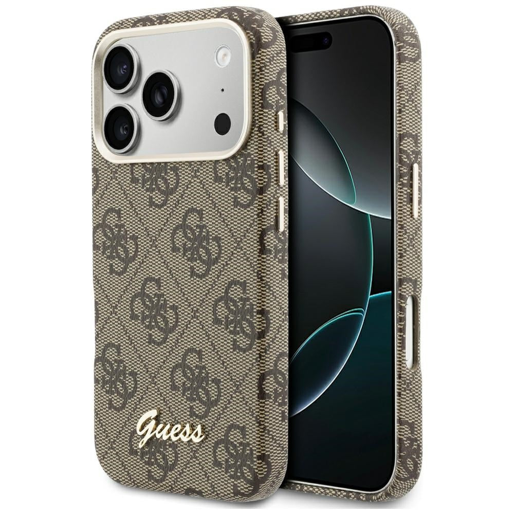 Guess 4G Scenarijus MagSafe Atvejis, skirtas iPhone 17 Pro - Brown