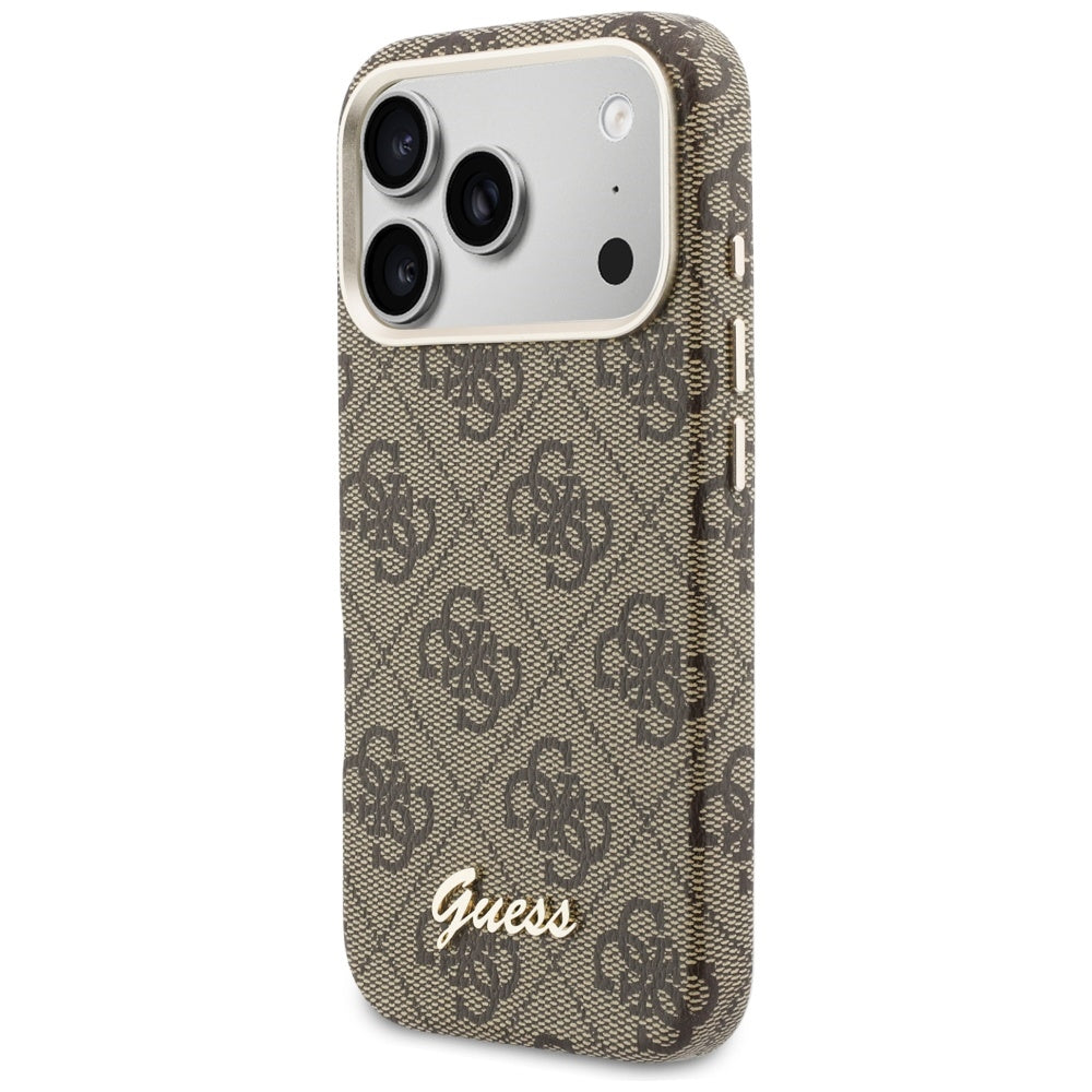 Guess 4G Scenarijus MagSafe Atvejis, skirtas iPhone 17 Pro - Brown