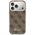 Guess 4G Scenarijus MagSafe Atvejis, skirtas iPhone 17 Pro - Brown