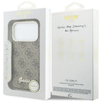 Guess 4G Scenarijus MagSafe Atvejis, skirtas iPhone 17 Pro - Brown