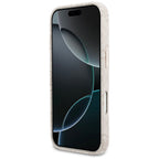 Guess 4G Script MagSafe dėklas iPhone 17 Pro Max - Rožinis -- iPhone 17 Pro Max