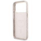 Guess 4G Script MagSafe dėklas iPhone 17 Pro Max - Rožinis -- iPhone 17 Pro Max