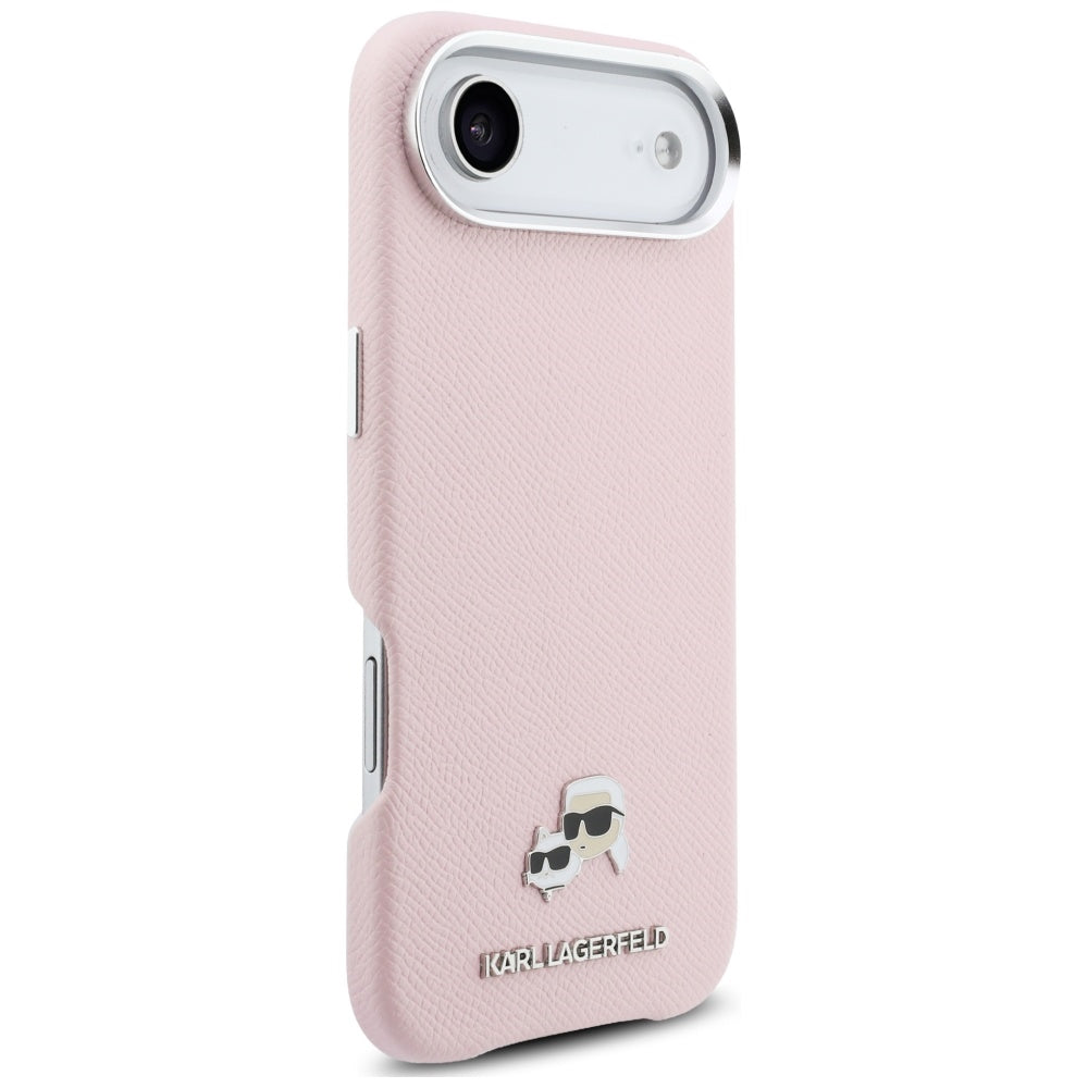 Karlas Lagerfeldas Karlas &amp; Choupette galvos kaiščiai Saffiano MagSafe iPhone Air Case - Pink -- Cell phone cases and...