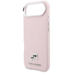 Karlas Lagerfeldas Karlas &amp; Choupette galvos kaiščiai Saffiano MagSafe iPhone Air Case - Pink -- Cell phone cases and...