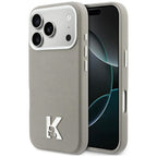 Karl Lagerfeld Karl Head Logo MagSafe Dėklas, skirtas iPhone 17 Pro - Gray