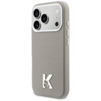 Karl Lagerfeld Karl Head Logo MagSafe Dėklas, skirtas iPhone 17 Pro - Gray