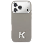 Karl Lagerfeld Karl Head Logo MagSafe Dėklas, skirtas iPhone 17 Pro - Gray