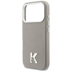 Karl Lagerfeld Karl Head Logo MagSafe Dėklas, skirtas iPhone 17 Pro - Gray