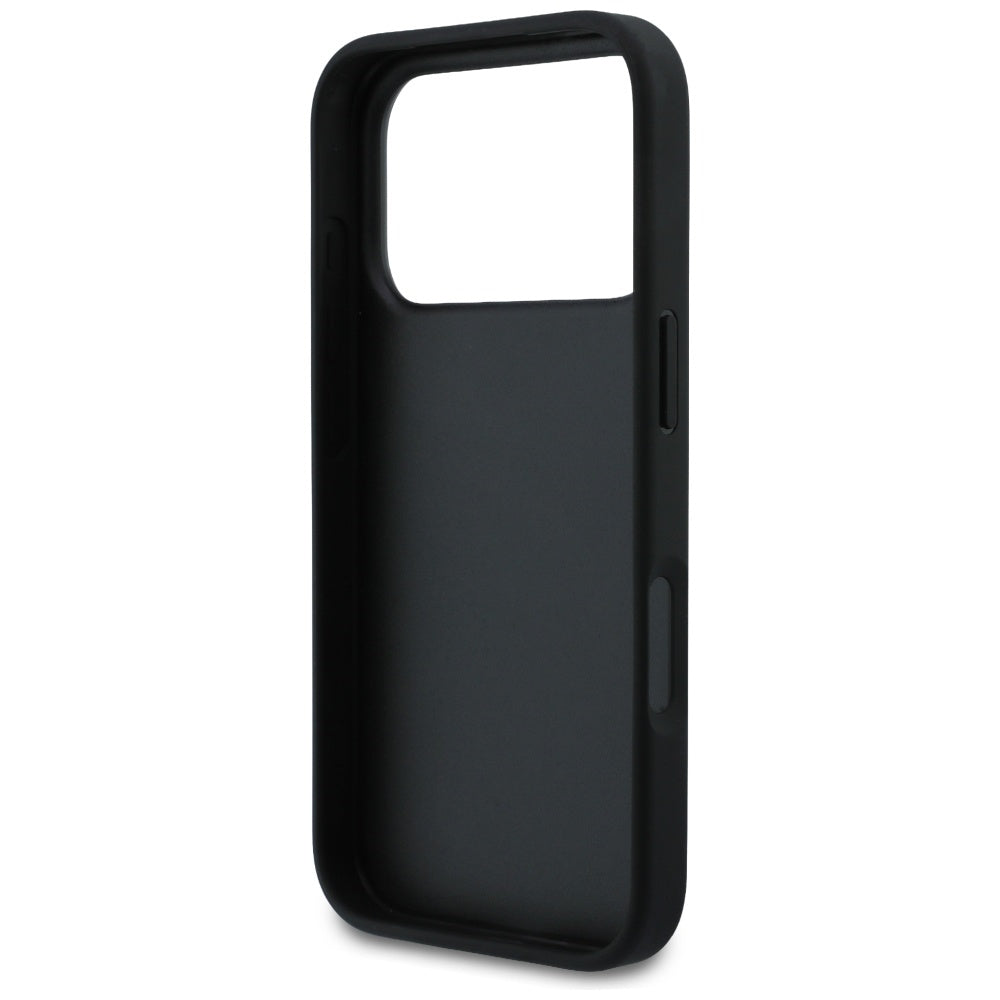 Karl Lagerfeld kalnų krištolas Karl&amp;Choupette Pin Dėklas, skirtas iPhone 17 Pro - Black
