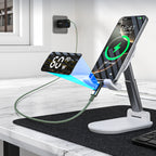 Choetech XCC-1068 __TK1__ 60__TK2__ USB-C - USB-C Kabelis su ekranu 1.2 m - žalias