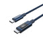 Choetech XCC-1068 __TK1__ 60__TK2__ USB-C - USB-C Kabelis su ekranu 1.2 m - Mėlynas