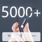 Choetech XCC-1068 __TK1__ 60__TK2__ USB-C - USB-C Kabelis su ekranu 1.2 m - juodas