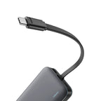 Cuktech LPB200N 40W 20000mAh Powerbank su Integruotu Kabeliu - Pilkas -- Powerbanks