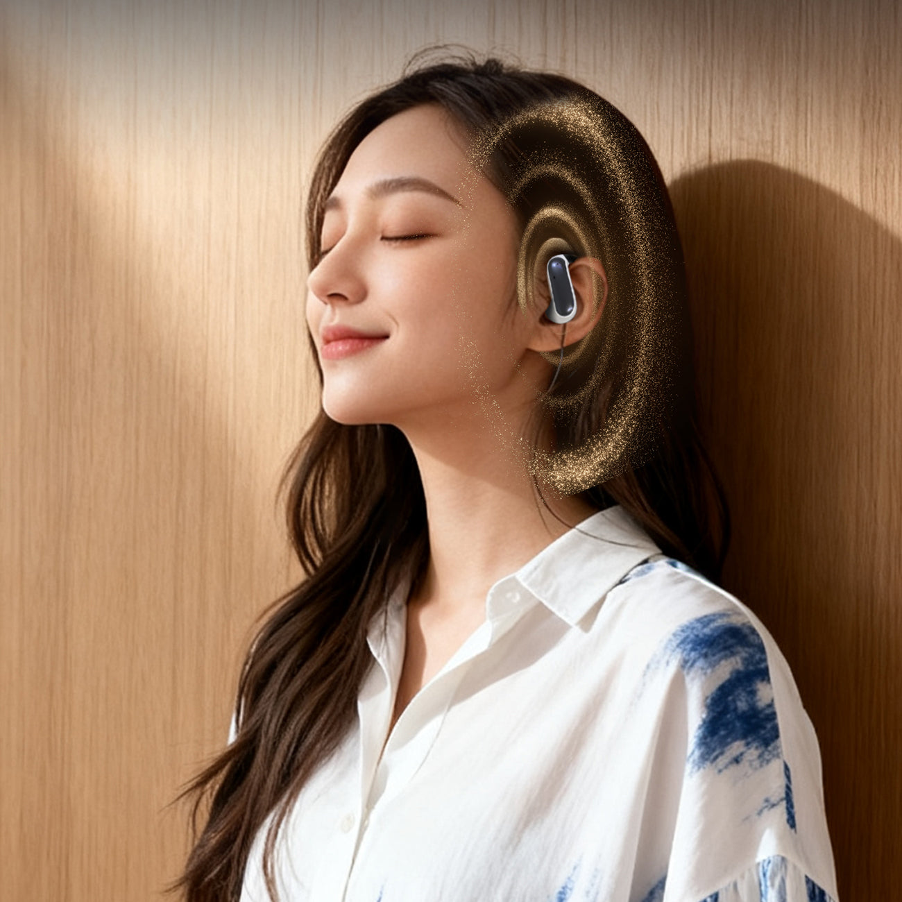 Dudao U17Z Bluetooth 5.3 OWS ausinės su ausų kabliukais – juodos