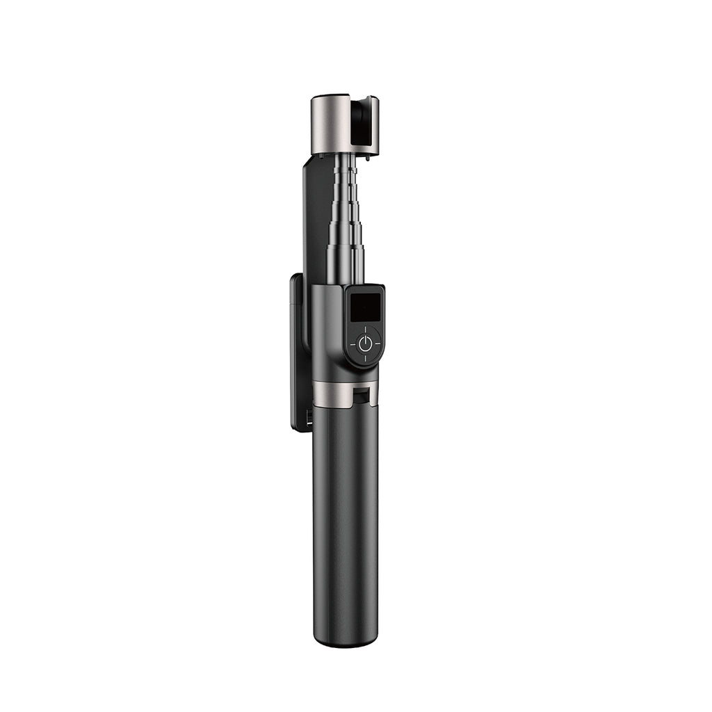Dudao F18 Selfie Lazdelė 1,1 m su Trikoju ir Bluetooth Nuotolinio Valdymo Pulteliu – Juoda -- Selfie Sticks & Tripods