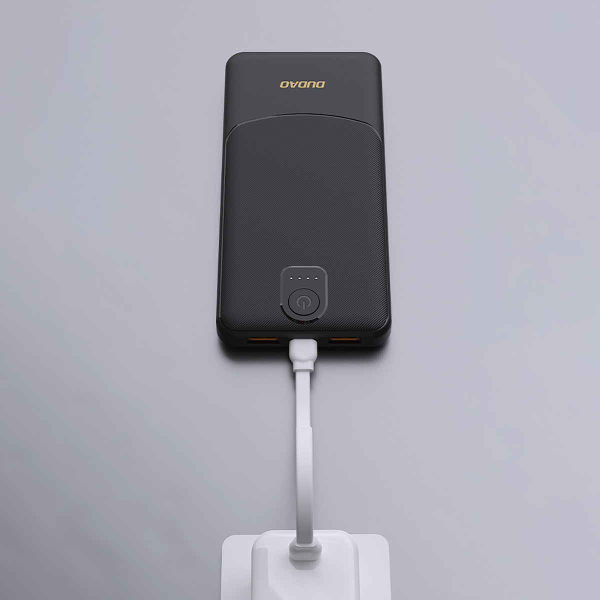 Dudao K10Pro išorinė baterija 2.4A 20000mAh 2 x USB-A - juoda