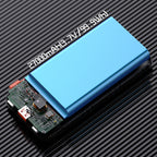 Dudao K15Max išorinė baterija 30000mAh PD 22.5W su USB-C ir Lightning laidais - balta