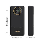 Dudao K12Pro išorinė baterija 22.5W PD 20000mAh USB-A, USB-C - juoda -- Powerbanks