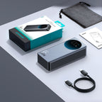 Joyroom JR-PBF05 Pro 30000mAh 65W išorinė baterija su skaitmeniniu ekranu 2x USB-C 1x USB-A - juoda -- Powerbanks