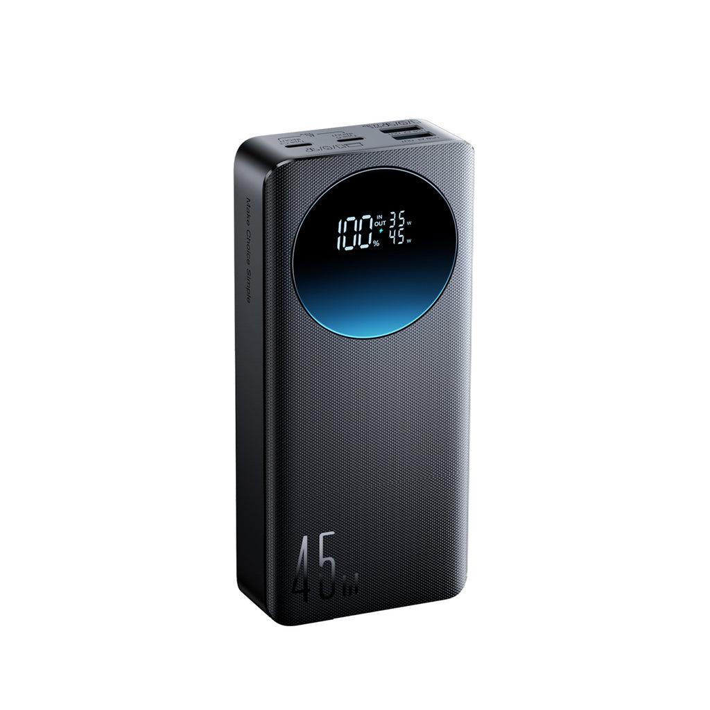 Joyroom JR-PBF02 Pro 20000 mAh 45W Powerbank su skaitmeniniu ekranu 2x USB-A 2x USB-C - Juodas -- Powerbanks
