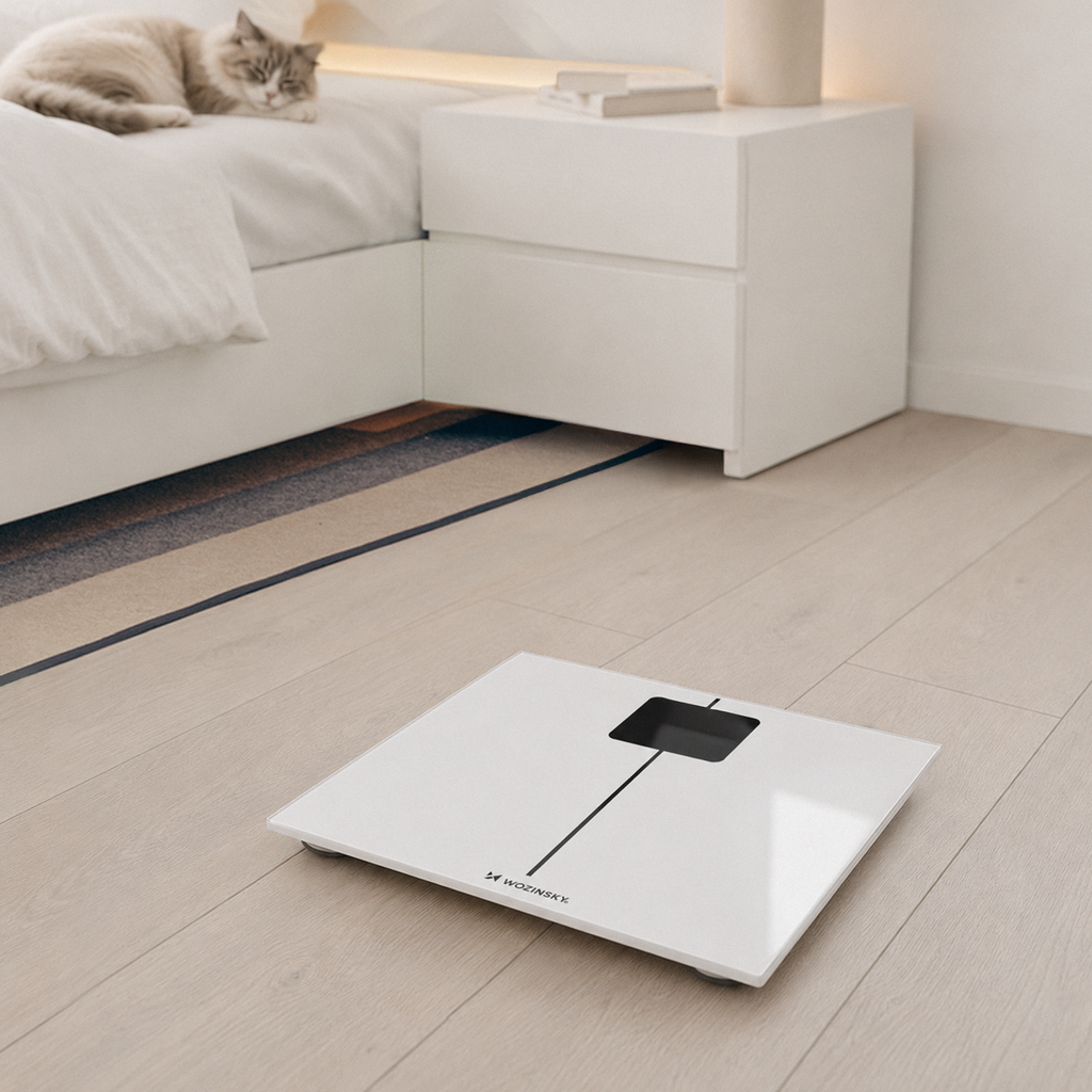 Wozinsky WIWL-180 Išmanos Bluetooth vonios svarstyklės – Baltos -- Uncategorized